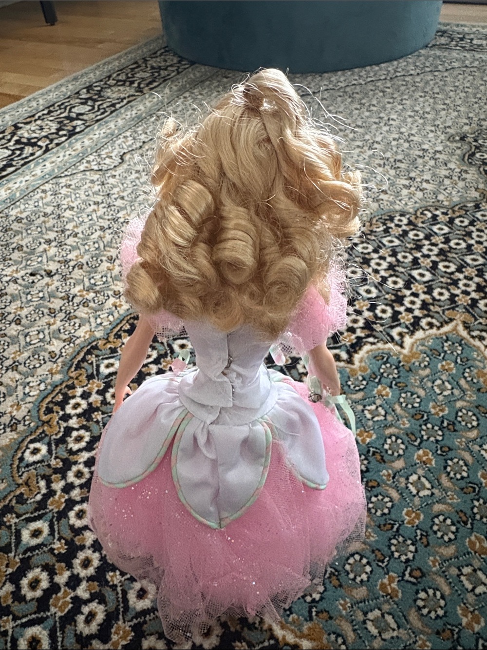 2002 Barbie Peppermint Candy Cane Ballerina - Picture 2 of 2
